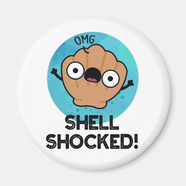Imã Shell Chocou o Funny Seashell Pun (Frente)