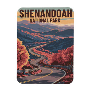 Ímã Shenandoah National Park Virginia Wilderness Art