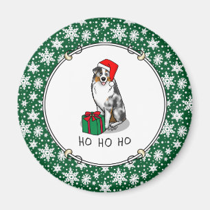 Imã Shepherd australiano de Natal (bronzeado azul de m