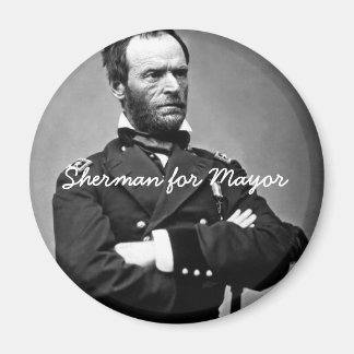 Imã Sherman para Presidente da Câmara - Magnet Redonda