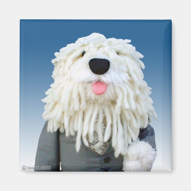 Imã Sherman Sheepdog Magnet (Frente)