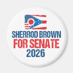 Imã Sherrod Brown para Senado Eleição 2026 Bandeira de