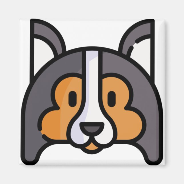 Imã Shetland Sheepdog (Frente)