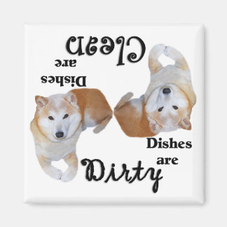 Imã Shiba Inu Amava o Magneta da máquina de lavar louç