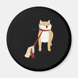 Imã Shiba inu design engraçada para cães não