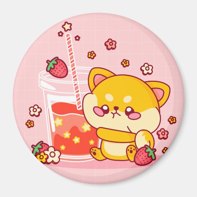Imã Shiba Inu Magnet (Frente)