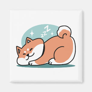 Imã Shiba Inu Relaxa Arte: Apenas uma Shiba Mentira Ba
