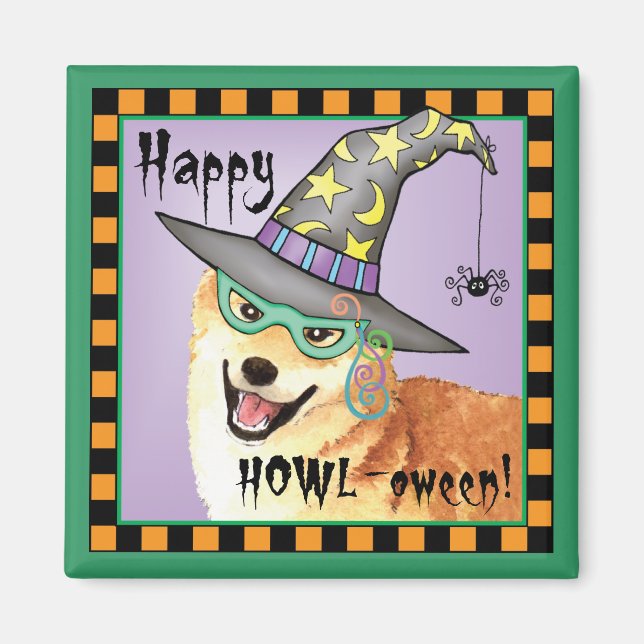 Imã Shiba Inu Witch (Frente)