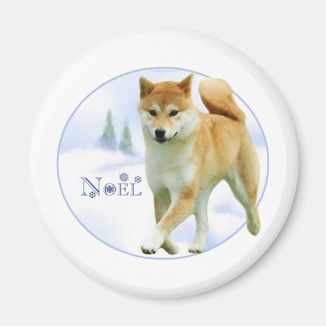 Imã Shiba Noel - Magnet (Frente)