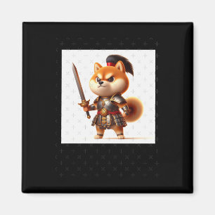 Imã Shiba Warrior nº 1 Sword Sticker