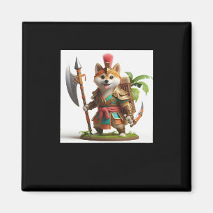 Imã Shiba Warrior nº 9 Halberd Sticker