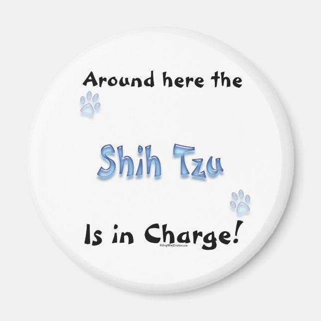 Imã Shih Tzu Charge - Magnet (Frente)