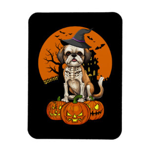 Ímã Shih Tzu Dog Halloween