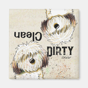Imã Shih Tzu Limpo, íman de lavadora suja