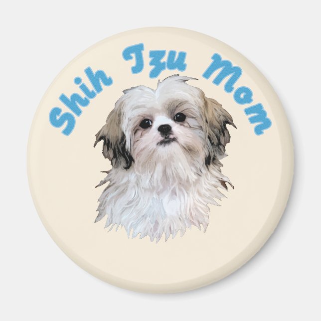 Imã Shih Tzu Mãe (Frente)