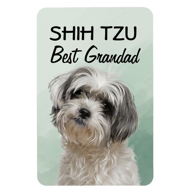 Ímã Shih Tzu Melhor Avô (Vertical)