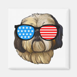 Imã Shih Tzu Patriótico