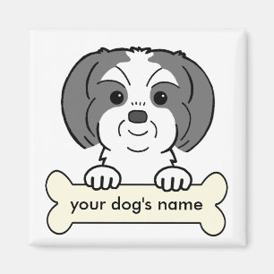 Imã Shih Tzu Personalizado