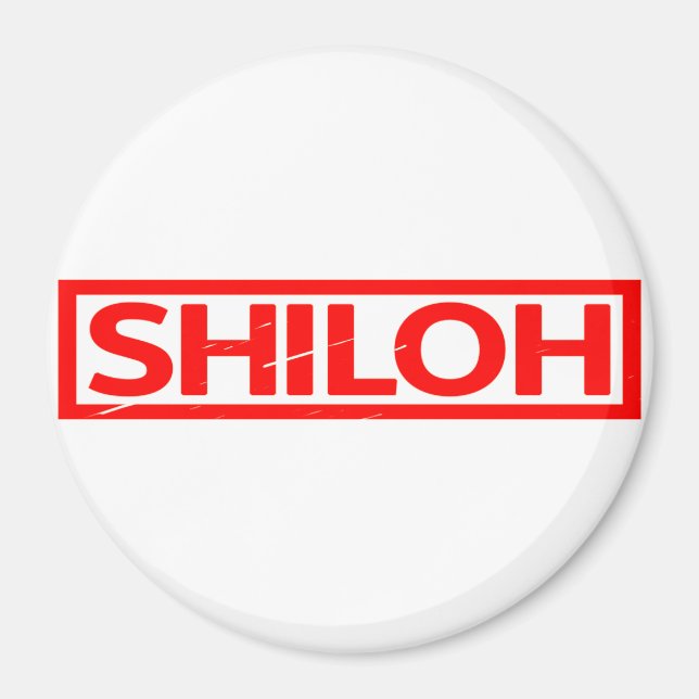 Imã Shiloh Stamp (Frente)