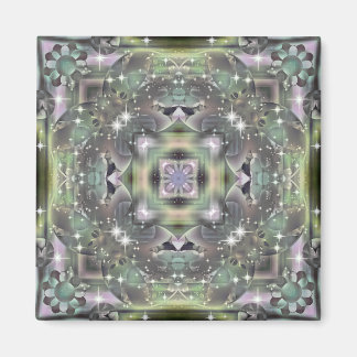 Imã Shimmer Retro Floral KRW