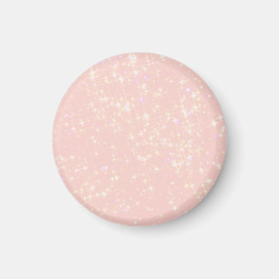 Imã Shimmer Rosa - Adicionar Texto, Monograma conforme