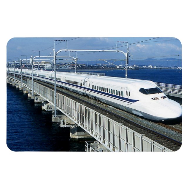 Ímã Shinkansen - Magnet flexível (Horizontal)