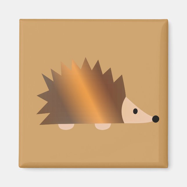 Imã Shiny Brown Hedgehog (Frente)
