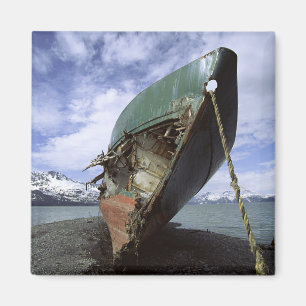 Imã Shipwreck na costa