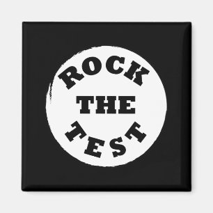 Imã Shirt Rock The Test Men School