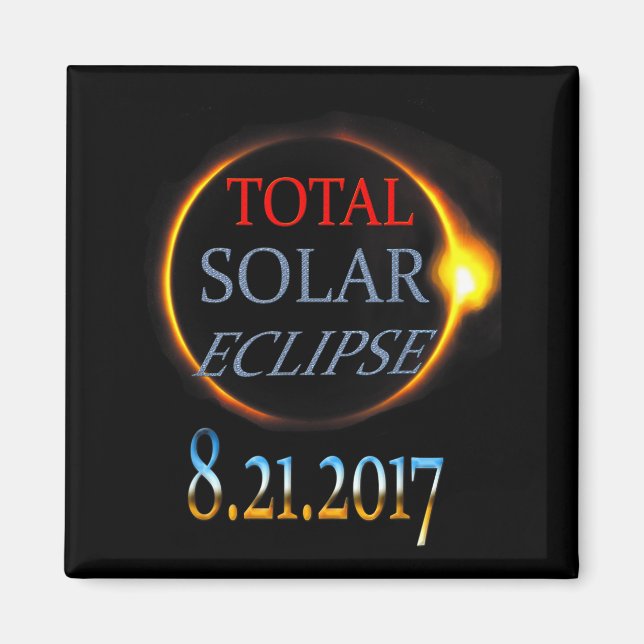 Imã Shirt Total Solar Eclipse 2017 (Frente)