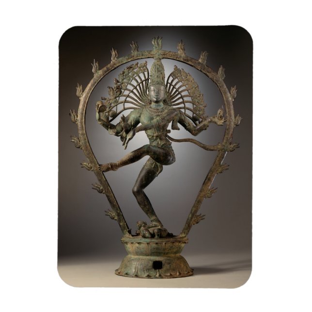 Ímã Shiva como o Senhor da Dança (Vertical)