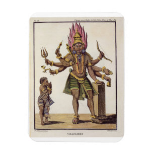 Ímã Shiva como Virapatren, senhor com o mau