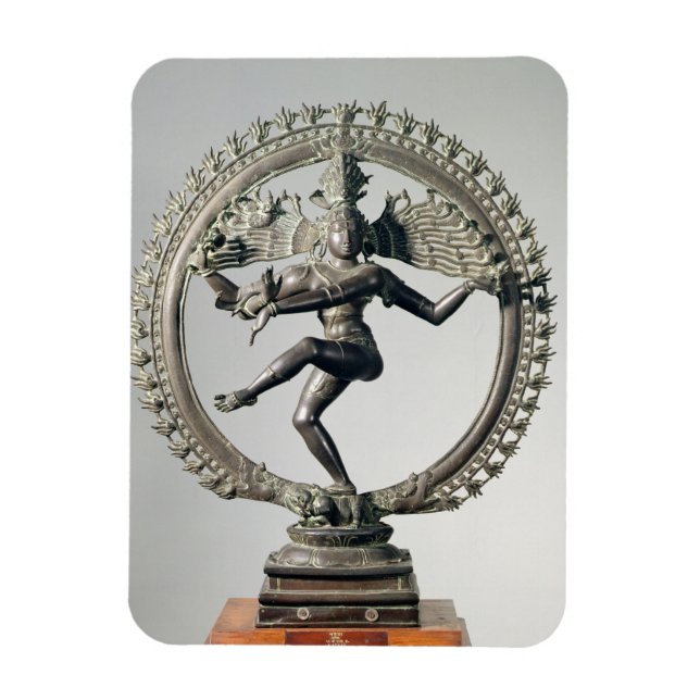 Ímã Shiva Nataraja, Tamil Nadu, Late Chola (bronze) (Vertical)