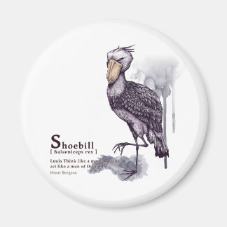 Imã shoebill - plum