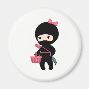 Imã Shopping Ninja Girl