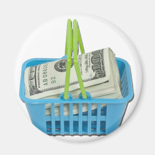 Imã ShoppingBasketFullCash101311