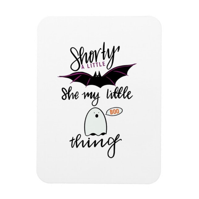 Ímã Shorty Batty Divertido Retro (Vertical)