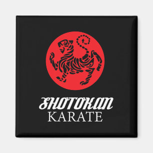 Imã Shotokan Karate Tiger Graphic Artes Marciais Shirt