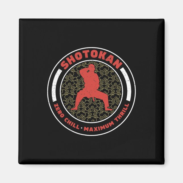 Imã Shotokan Zero Chill Máximo Thrill Funny Shotokan (Frente)