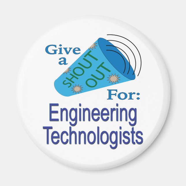 Imã Shout for Engineering Technologists (Frente)