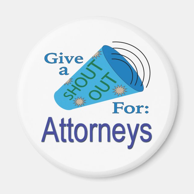 Imã Shout Out for Attorney (Frente)