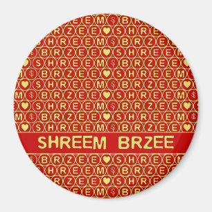 Imã Shreem Brzee, Dourado Vermelho, atrai riqueza
