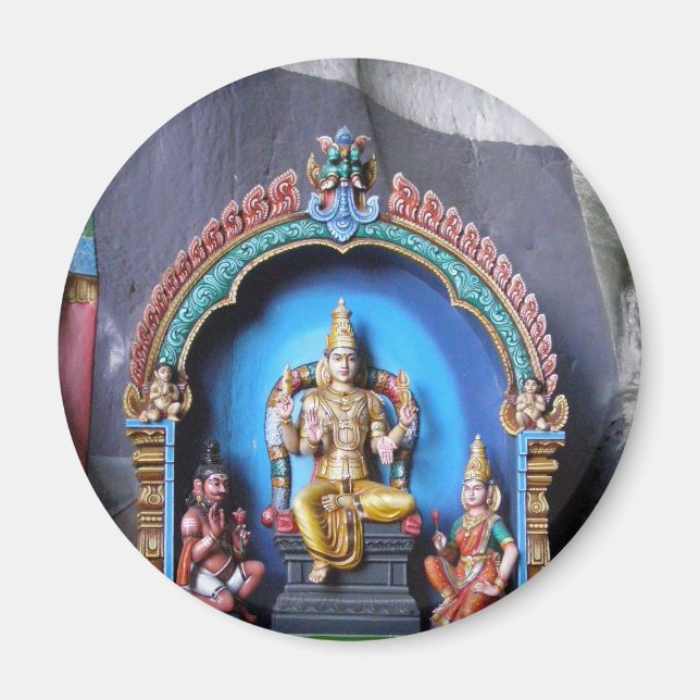 Imã Shrine Hindu, Batu Caves, Malásia (Frente)
