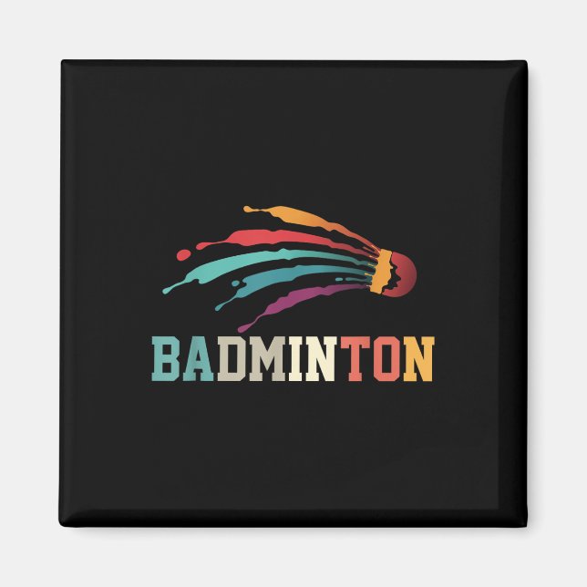 Imã Shuttle Badminton Player Esportivo Equipe de Trein (Frente)
