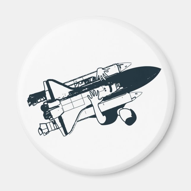 Imã Shuttle Hugger Magnet (Frente)