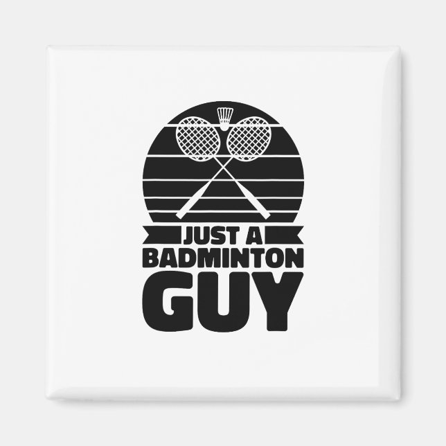 Imã Shuttle Racquet Court Racket - Equipe Apenas Uma M (Frente)