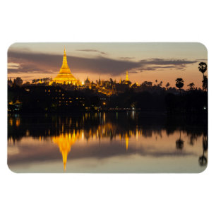 Ímã Shwedagon Pagoda, Mianmar, Rangum