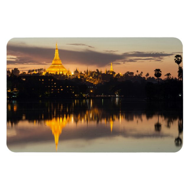 Ímã Shwedagon Pagoda, Mianmar, Rangum (Horizontal)