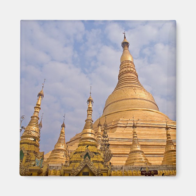 Imã Shwedagon Paya Magnet (Frente)