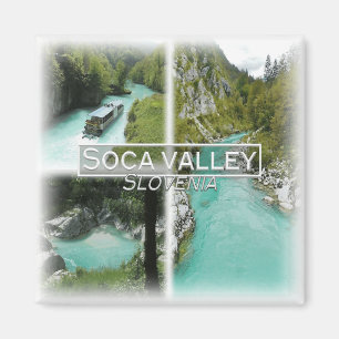 Imã SI0016 Europa, Eslovênia, vale Soca, frigorífico